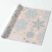 Weihnachten Winter Schneeflocke Geschenkpapier (Ungerollt)