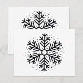 Weihnachten Winter-Schneeflocken-Matching-Gruppe F (Vorne/Hinten)