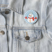 WEIHNACHTEN WINTER SCHNEEMANN BUTTON (Beispiel)