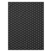 Weihnachten Winter Schwarze Schneeflocken Schneefl Tischdecke (Vorderseite)