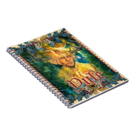 WEIHNACHTEN WINTER SOLSTICE Notebook Notizblock (Rechte Seite)