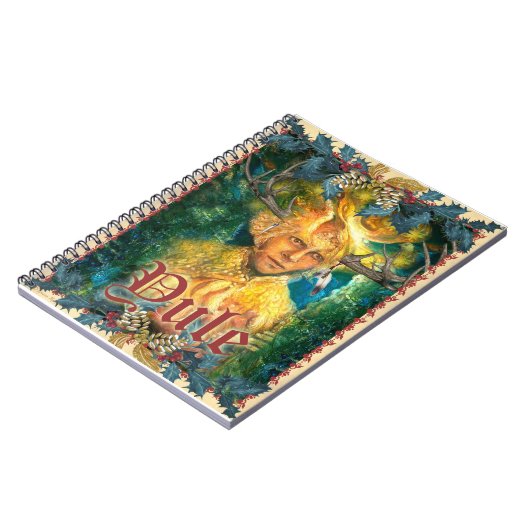 WEIHNACHTEN WINTER SOLSTICE Notebook Notizblock (Linke Seite)