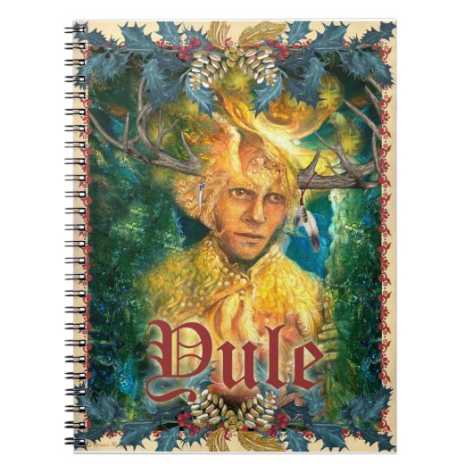 WEIHNACHTEN WINTER SOLSTICE Notebook Notizblock (Vorderseite)