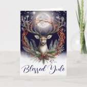 Weihnachten Winter Solstice - Urlaubskarte (Vorderseite)