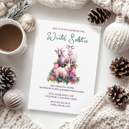 Weihnachten Winter Solstice Urlaubskuchen Pagan Wi Einladung