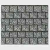 Weihnachten Winter Wortwolke Geschenkpapier (Flach)