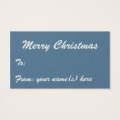 Weihnachten, Winterdorf Schnee (Rückseite)