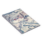 Weihnachten, Winterdorf Schnee Notizblock (Rechte Seite)