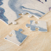 Weihnachten, Winterdorf Schnee Puzzle (Seite)