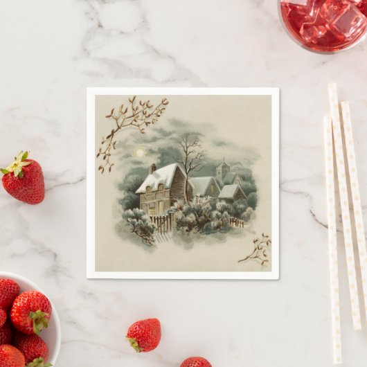 Weihnachten Winterland Napkins Serviette (Beispiel)