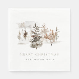 Weihnachten Winterlandschaft Neapel Serviette