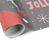 Weihnachten Winternacht Whimsikspass Urlaub Geschenkpapier (Rolleneckpunkt)