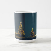Weihnachten Winternachtsabend-Tasse Kaffeetasse (Mittel)