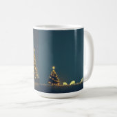 Weihnachten Winternachtsabend-Tasse Kaffeetasse (VorderseiteRechts)