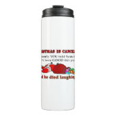 Weihnachten wird abgesagt thermosbecher (Vorderseite)