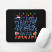 Weihnachten wird am ehesten passende Weihnachten v Mousepad (Mit Mouse)