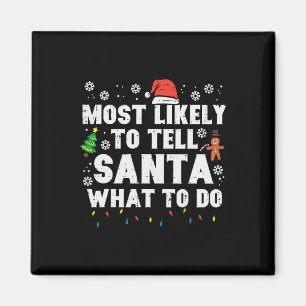 Weihnachten wird dem Weihnachtsmann wahrscheinlich Magnet