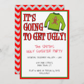 Weihnachten wird ein süßes Weihnachtsfest Einladung (Vorne/Hinten)