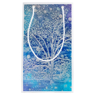 Weihnachten wird gesegnet kleine geschenktüte