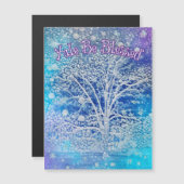 Weihnachten wird gesegnet magnetkarte (Vorne/Hinten)