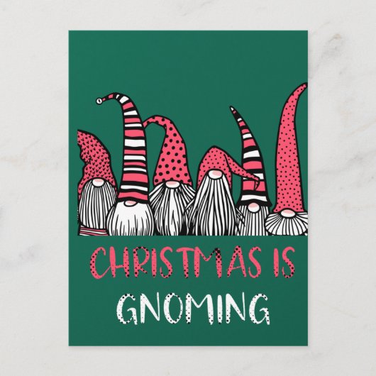 Weihnachten wird Gott Jul Gnome Tomte Xmas Sant. Postkarte (Vorderseite)