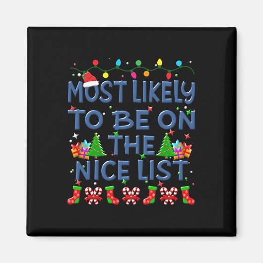 Weihnachten wird höchstwahrscheinlich auf der List Magnet (Vorne)
