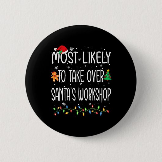 Weihnachten wird höchstwahrscheinlich die Arbeit d Button (Vorderseite)