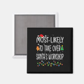 Weihnachten wird höchstwahrscheinlich die Arbeit d Magnet (Vorderseite/Rückseite)