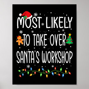 Weihnachten wird höchstwahrscheinlich die Arbeit d Poster