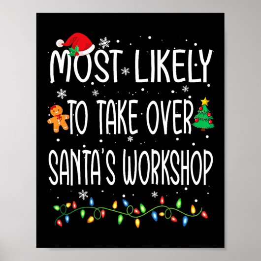 Weihnachten wird höchstwahrscheinlich die Arbeit d Poster (Vorne)