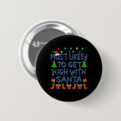 Weihnachten wird mit größter Wahrscheinlichkeit mi Button (Vorne & Hinten)