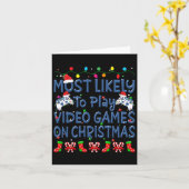 Weihnachten wird wahrscheinlich Videospiele auf Ch Karte (Gelbe Blume)