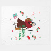 Weihnachten Witch buona Befana Decke (Vorderseite (Horizontal))