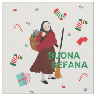 Weihnachten Witz Buona Befana Stoff