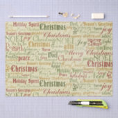 Weihnachten Word Kunstzettel Seidenpapier (Handwerk)