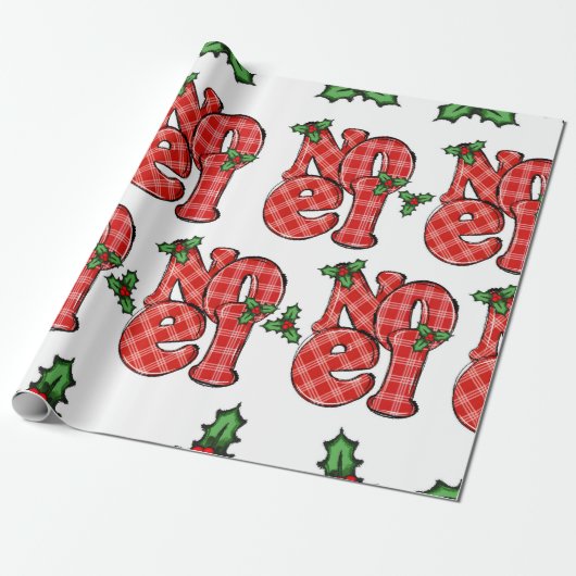 Weihnachten Wrapping Paper Geschenkpapier (Ungerollt)