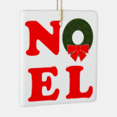 WEIHNACHTEN Wreath Keramikornament (Rechts)