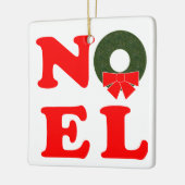 WEIHNACHTEN Wreath Keramikornament (Links)