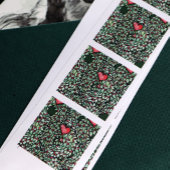 Weihnachten Wreath Stern-Aufkleber