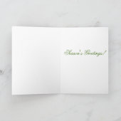 WEIHNACHTEN Wreath WÜRZT handgemachte GRUSS (Innenseite)