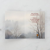 Weihnachten Wunderbare Mama Englisch Robin Karte (Innenseite)