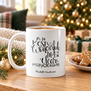 Weihnachten Wunderbare Zeit des Jahres Kaffeetasse