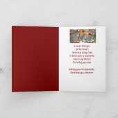 Weihnachten Wunderbarer Husband Englisch Robin Bir (Innenseite)