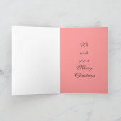 Weihnachten, Wünsche Feiertagskarte (Innenseite)