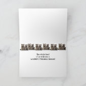 Weihnachten wünscht Boss Gesamtlast der Raccoons (Innenseite)