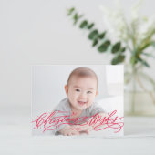 Weihnachten wünscht Editierbare Farbe Feiertag Pos (Stehend Vorderseite)