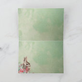 Weihnachten wünscht einen Niedlichen Kaninchen-Bla (Innenseite)