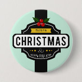 Weihnachten wünscht große Taste Button (Vorderseite)