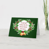 Weihnachten wünscht Holly Berry Wreath für Mechani (Vorderseite)