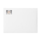 Weihnachten wünscht | Imitat-Rosen-Gold mit Foto (Vorderseite)